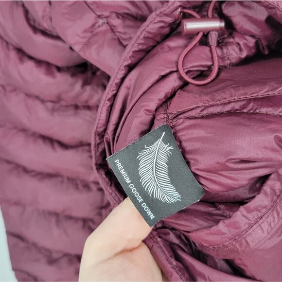 Aritzia TNA Purple Down Packable Botanie Puffer Jacket S - Picture 11 of 12